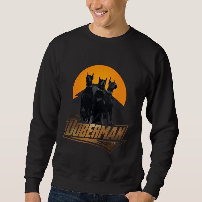 Sudadera Doberman Pinscher (Anverso)