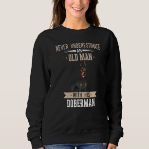 Sudadera Doberman Pinscher Dog Old Man