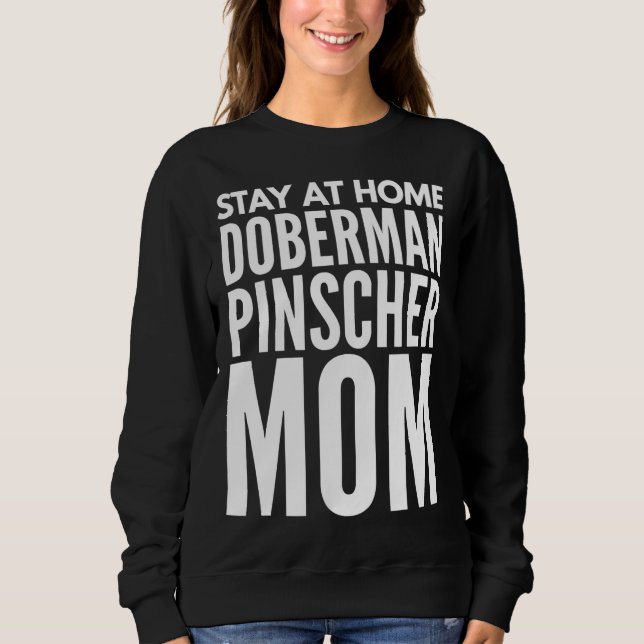 Sudadera Doberman Pinscher Mom Few Scoop (Anverso)
