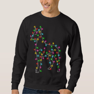 Sudadera Doberman Pinscher Navidades de árboles de perros s