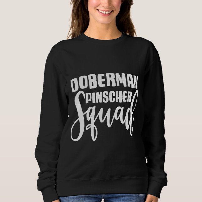 Sudadera Doberman Pinscher Squad (Anverso)