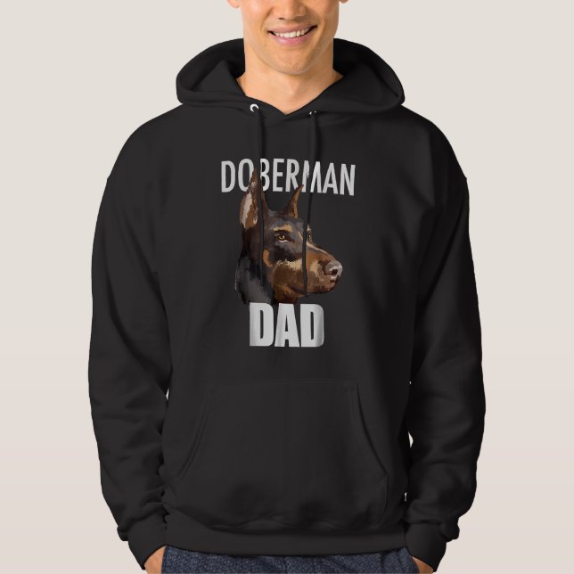 Sudadera Doberman Pinscher Tee Best Doberman Dad Ever  Dog (Anverso)