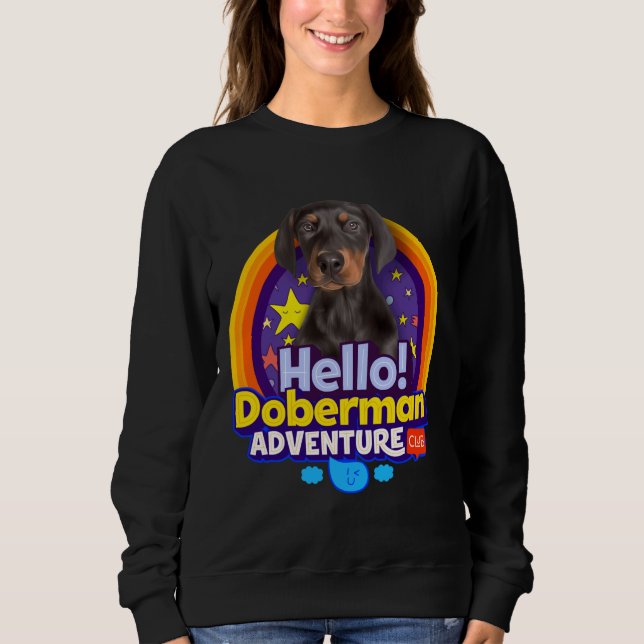 Sudadera Doberman Puppy Dog (Anverso)