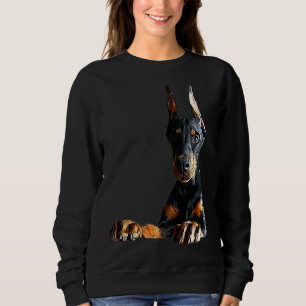 Sudadera Doberman Puppy Perro Negro Y Tan