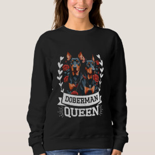 Sudadera DOBERMAN QUEEN Perro Mamá Doberman Dueño Dobie