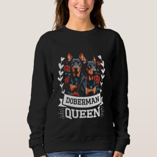 Sudadera DOBERMAN QUEEN Perro Mamá Doberman Dueño Dobie