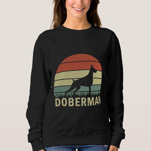 Sudadera Doberman Rasta (Anverso)
