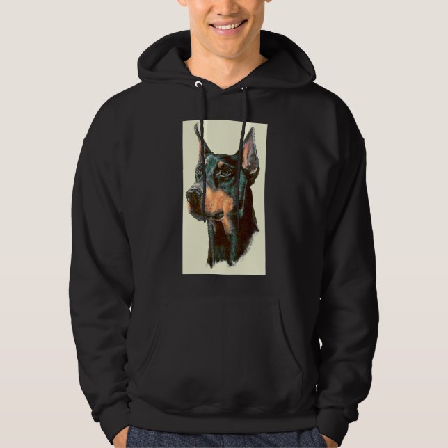 Sudadera Doberman serio 49 (Anverso)