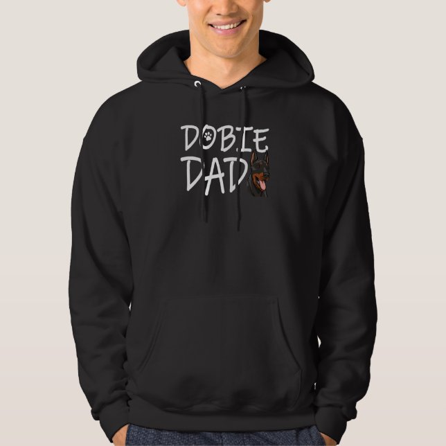 Sudadera Dobie Dog Dad  Women Love Doberman Bread Love  1 (Anverso)