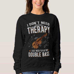 Sudadera Doble Bass Therapy Doble Bass Player 1