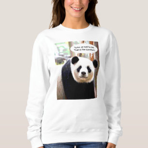 Sudadera Doble cara Hamlet Shakespeare Cita Panda Bear
