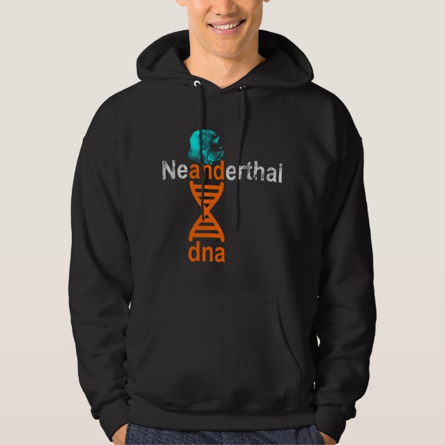 Sudadera Doble Hélice Genética ADN de Neandertal (Anverso)
