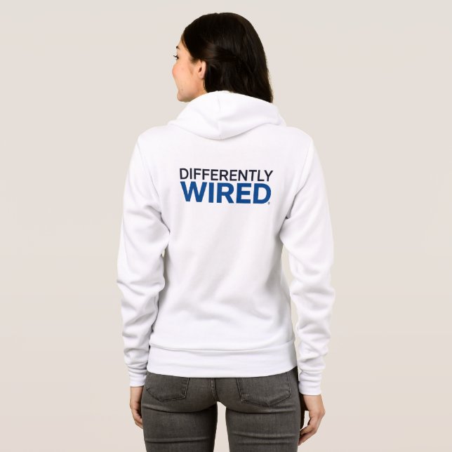 Sudadera Dobllemente Cableado – Mes de Concientización sobr (Reverso completo)