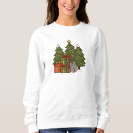 Sudadera Dobro Navidad familia Bosque
