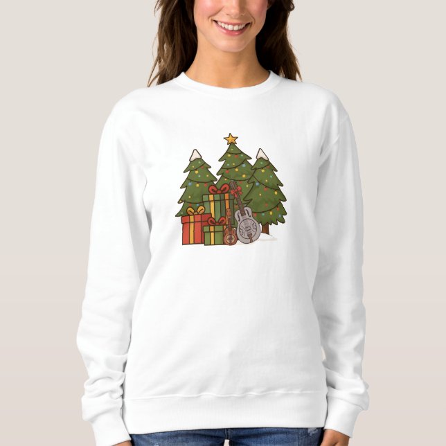 Sudadera Dobro Navidad familia Bosque (Anverso)