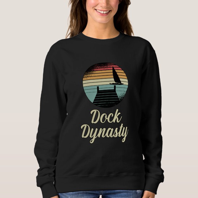 Sudadera Dock Dinastía Barco Navegante (Anverso)