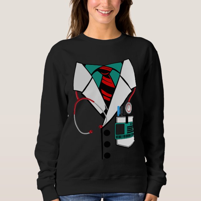 Sudadera Doctor Halloween Med School Medical Students Docto (Anverso)