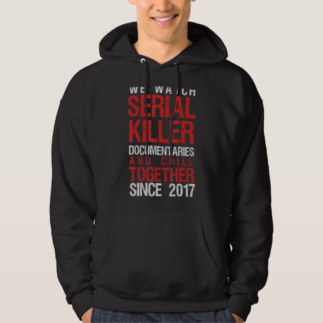 Sudadera Documentales asesinos seriales de la verdadera par (Anverso)