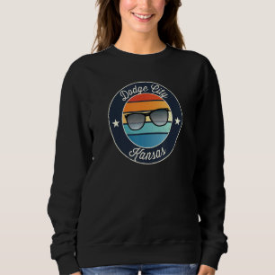 Sudadera Dodge City Kansas Ks Vacaciones Gafas de sol