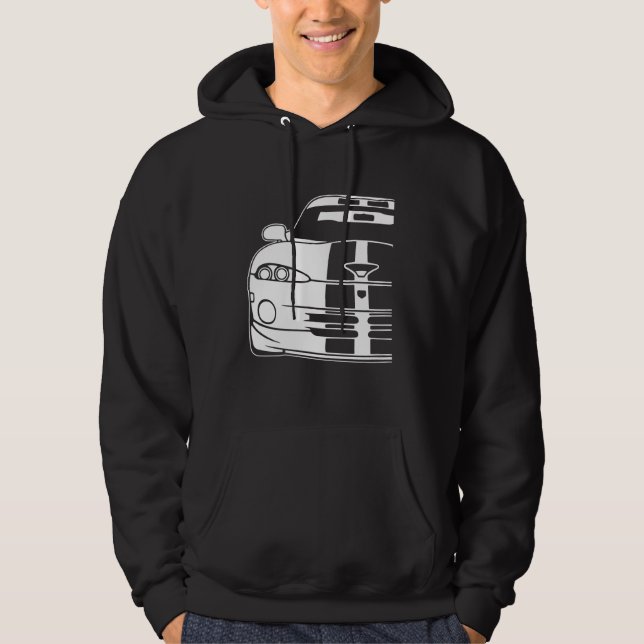 Sudadera Dodge Viper 1996 Gts Franjas 1 (Anverso)