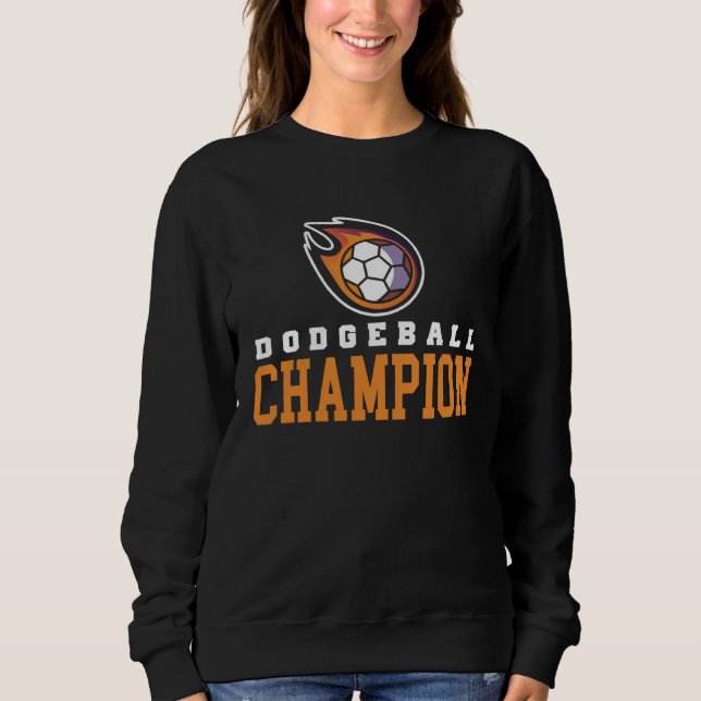 Sudadera dodgeball champion for a dodgeball player (Anverso)