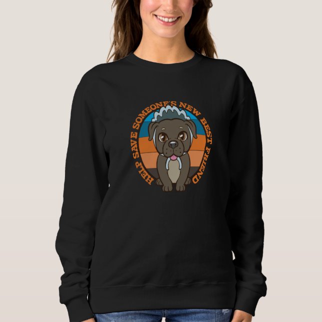 Sudadera Dog Adoption Animal Rescue Animal Rights Rescue An (Anverso)