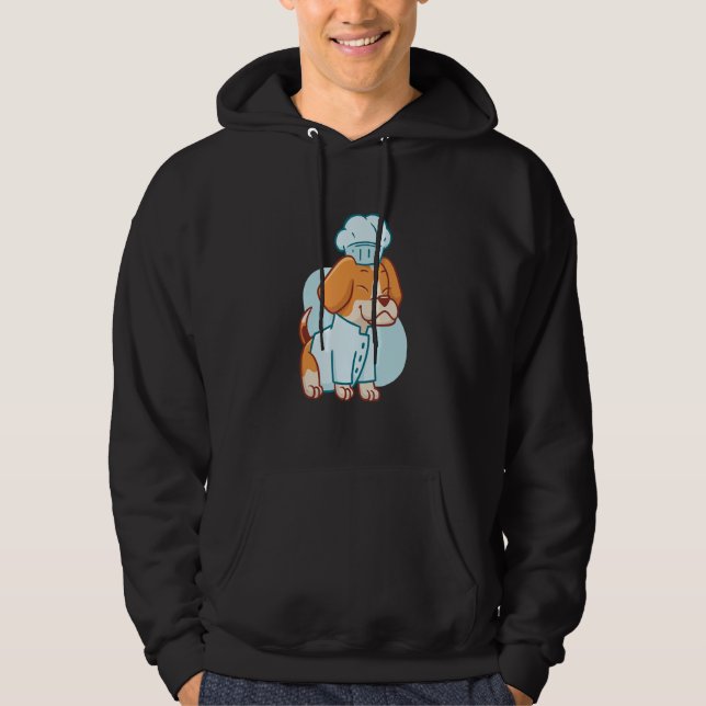 Sudadera Dog Beagle Chef Cook Kitchen Food Beagle Owner (Anverso)