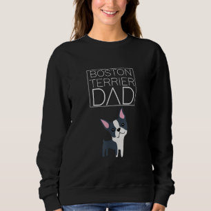 Sudadera Dog Boston Terrier Dad Mens I Love Cute Funny