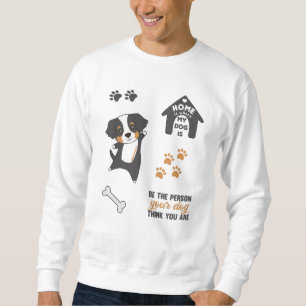 Sudadera Dog Cute Pegatina Set Bernese Mountain