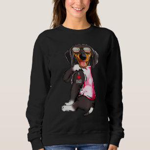 Sudadera Dog Dachshund Amo El Día De Los Padres De Tattoo