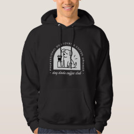 Sudadera Dog dad club funny coffee lovers