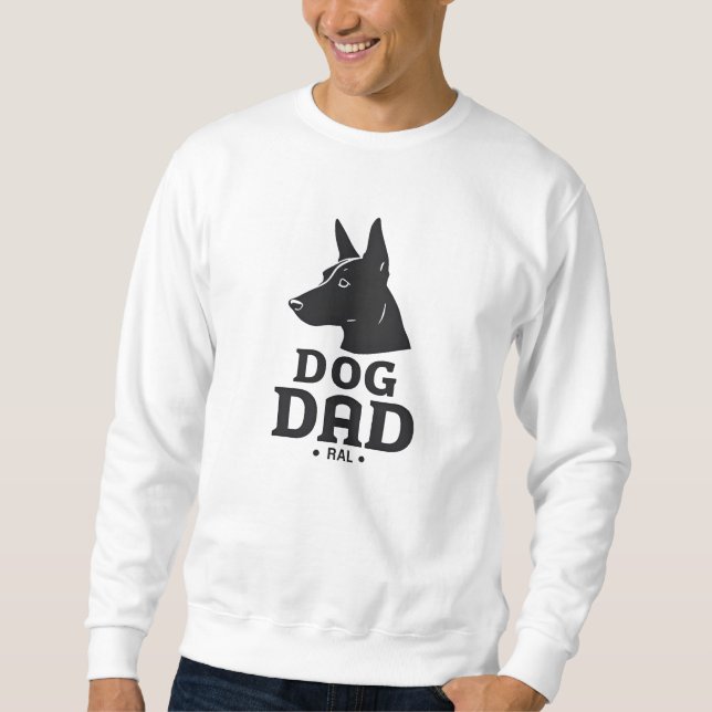 Sudadera Dog Dad Gifts for Him – Funny & Custom Gea (Anverso)