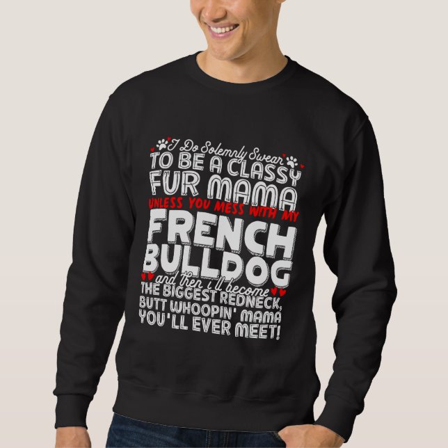 Sudadera Dog Frenchie Bulldog French Bulldog (Anverso)