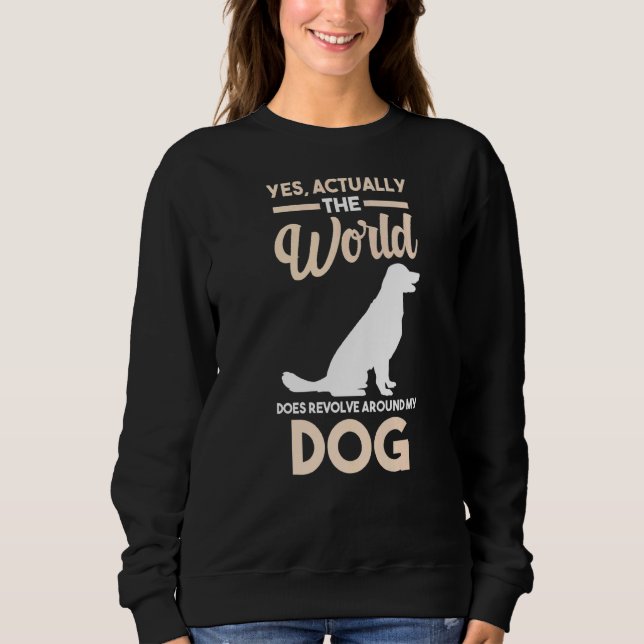 Sudadera Dog Golden Retriever Labrador (Anverso)