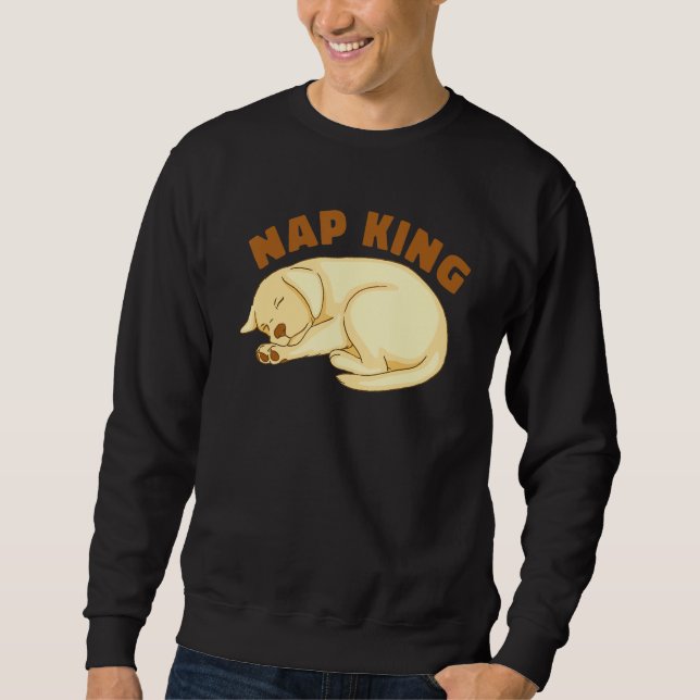 Sudadera Dog Golden Retriever Nap Sleeping Sleep Pajama Nig (Anverso)