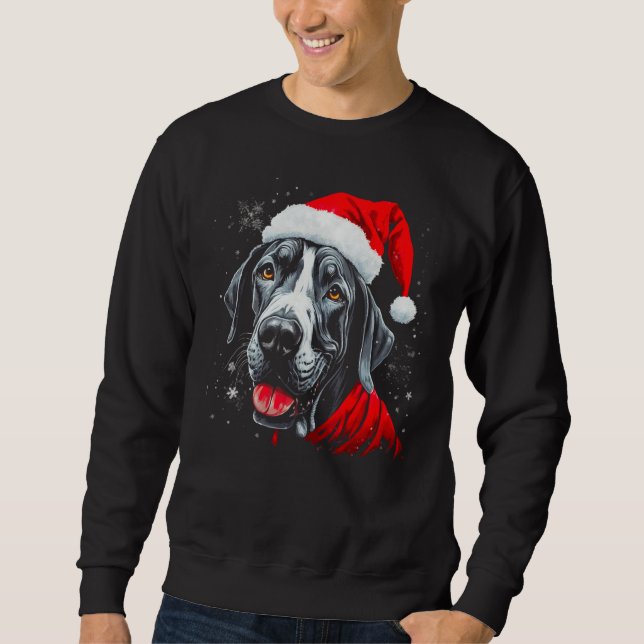 Sudadera Dog Great Dane Xmas (Anverso)