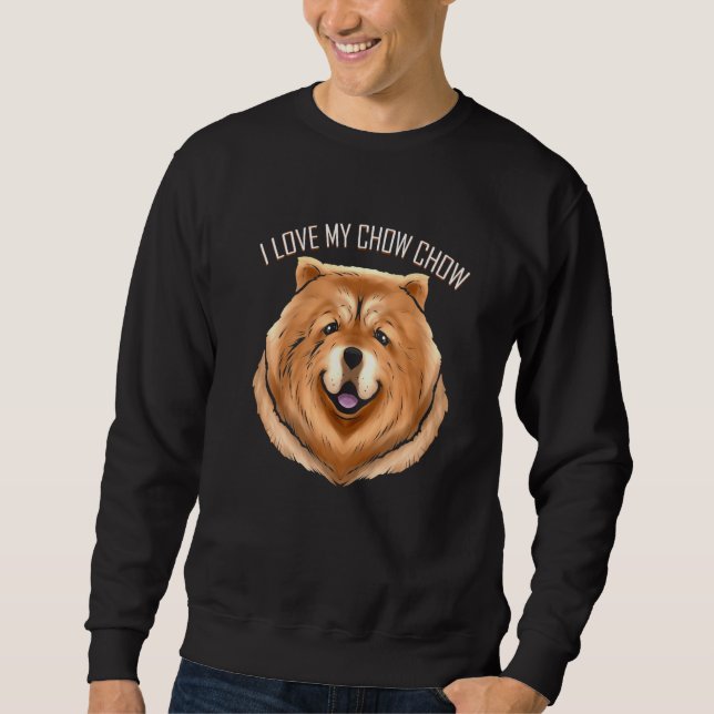 Sudadera Dog   I Love My Chow Chow (Anverso)