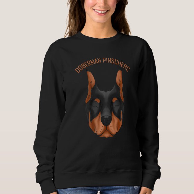 Sudadera Dog   I Love My Doberman Pinscher (Anverso)