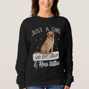Sudadera Dog Lover   Sólo Un Chica que ama los tatuajes del