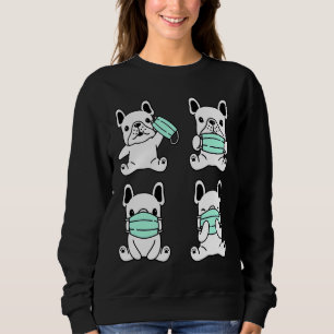 Sudadera Dog Medical Face Mask French Bulldog