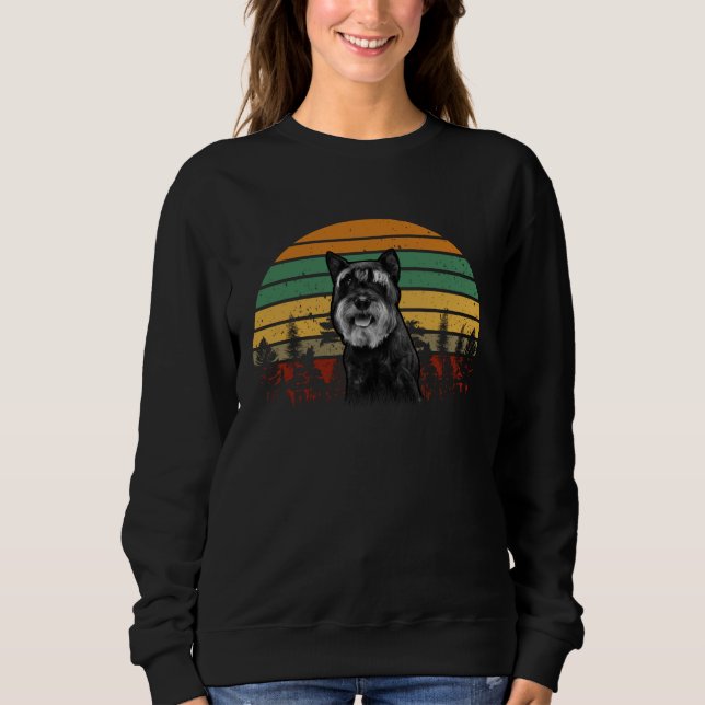 Sudadera Dog   Mini Schnauzer Womens Miniature Schnauzer (Anverso)