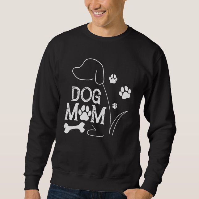 Sudadera Dog Mom Dog Saying Dog Owner Frauen Ladies (Anverso)