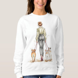Sudadera Dog Mom Girl Boss Sweatshirt | Urban Chic Dog Walk