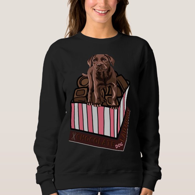 Sudadera Dog Mom Lab Fop Scoop (Anverso)