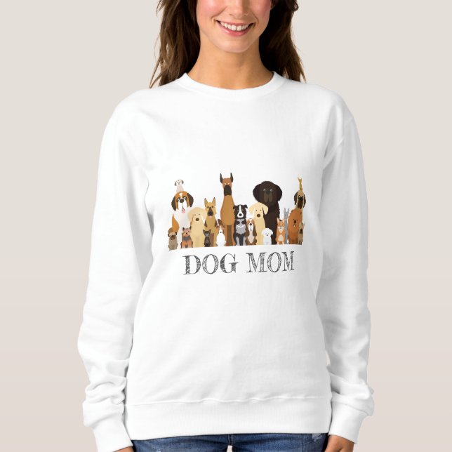 Sudadera Dog Mom Shirt Doggy Friend Pet AnimalT-Shirt (Anverso)