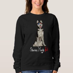 Sudadera Dog Papa Puppy Dad Siberian Husky