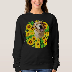 Sudadera Dog Paw Love Sunflower Labrador Retriever Tee