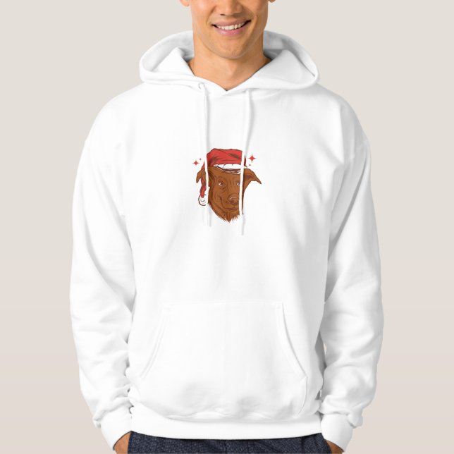 Sudadera Dog Santa Hat - Navidades divertidos (Anverso)
