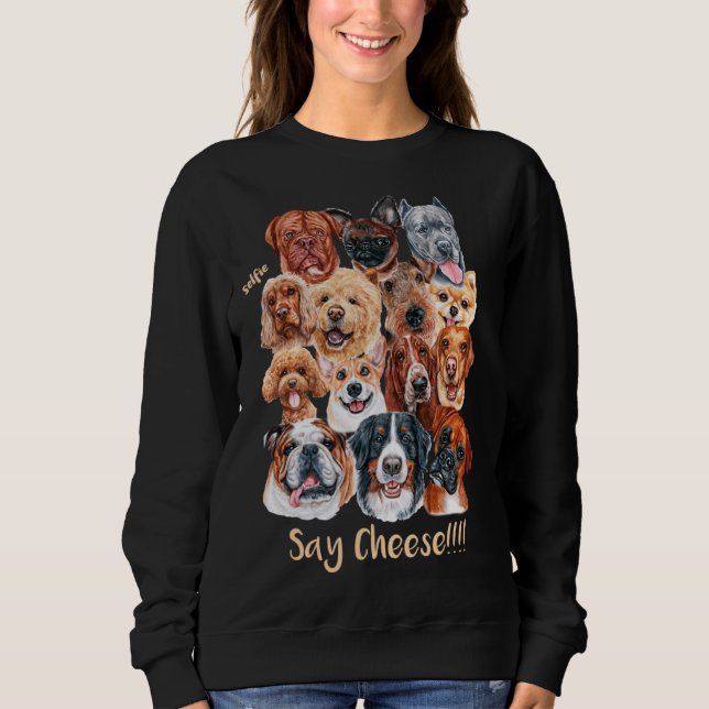 Sudadera Dog Selfie (Anverso)