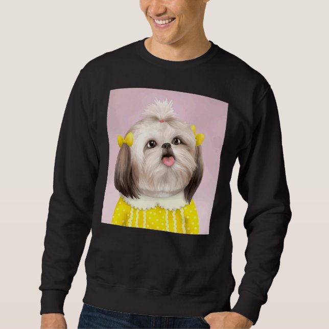 Sudadera Dog Shih Tzu Digital D9 (Anverso)